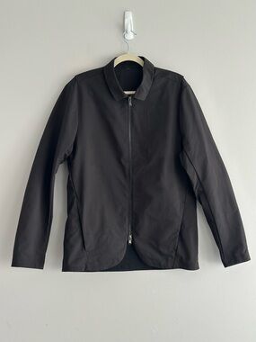 Lululemon Men’s Black Zip Up Water Repellent Collar Jacket Size Medium